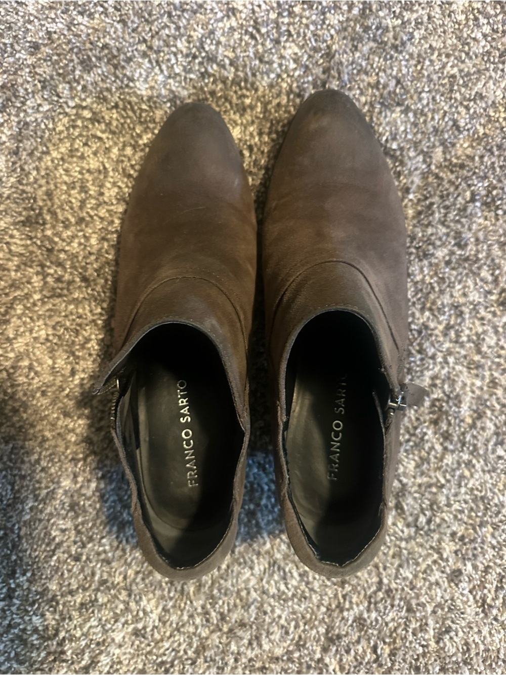 Franco Sarto Women’s Brown Suede Chukka Boots